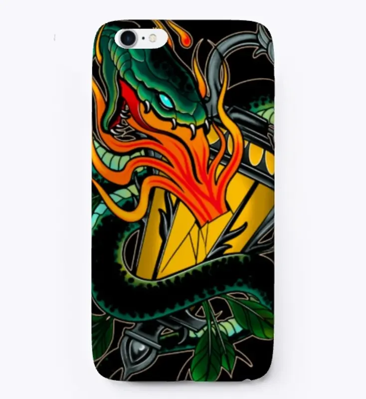 Snake and Lantern Phone Case