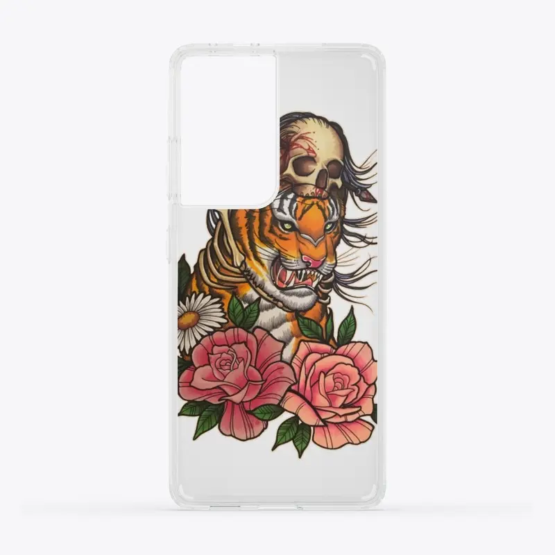 Neo Trad Tiger Phone Case