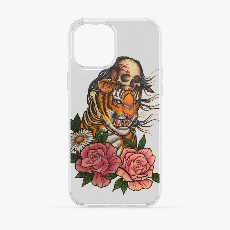 Neo Trad Tiger Phone Case