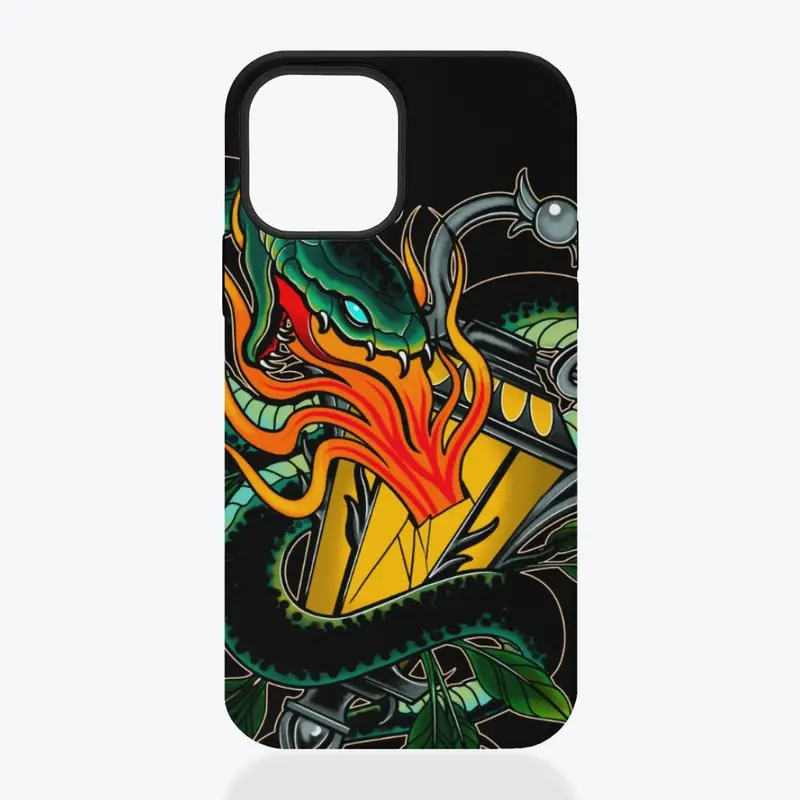 Snake and Lantern Phone Case